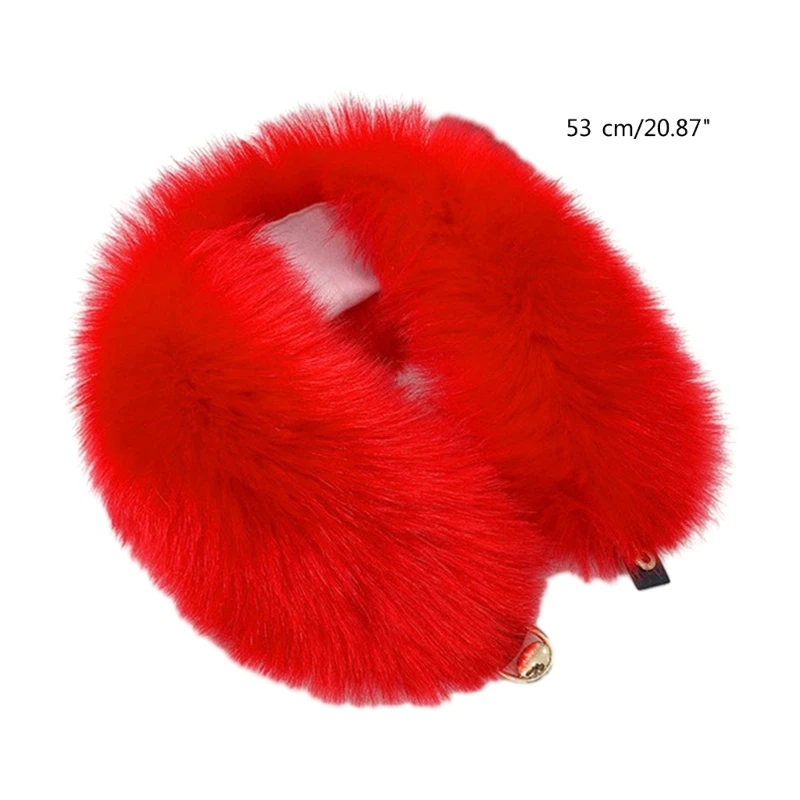 Рисунок 6 - Зимний плюшевый шарф с пряжкой из сплава для девочек