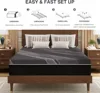 Queen Mattress 12 Inch Charcoal Memory Foam Mattress in a Box, CertiPUR-US Certified, Fiberglass Free, Gel Double Mattress 6