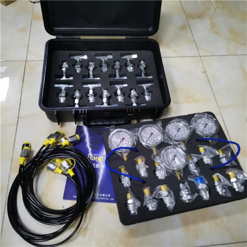 

5 Gauges Pressure measurement tool, 5 Gauge Hydraulic Pressure Gauges set