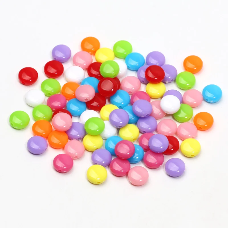 Jmassyang Lot De 60 Perles Rondes En Plastique Acrylique De 14 Mm