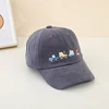 School Boy Baseball Hats Bulldozer Excavator Embroidered Children Outdoor Summer Kids Caps for 2-8Years Baby Sports Hats Cotton 2