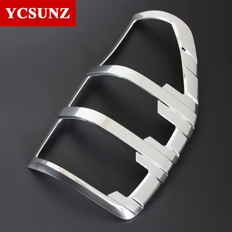ABS Chrome Tail Lights Covers For Ford Ranger Wildtrak T6 T7 T8 2012 2013 2014 2015 Car Styling car accessories