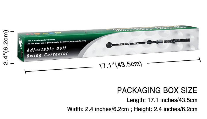 Description Picture 4 of itemGolf Swing Trainer, Folding Correction Practice, Adjustable Length Angle, Beginner Available with Left Right Hands