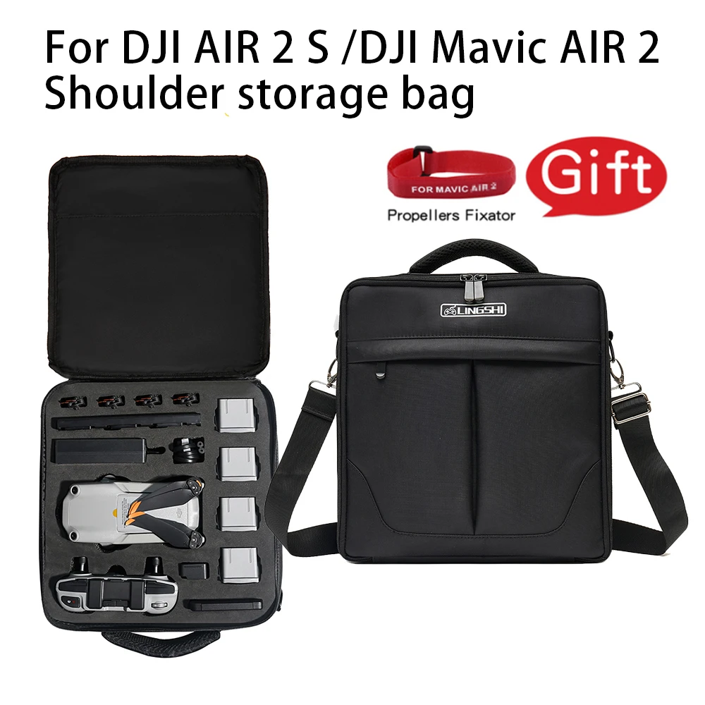 DJI Air 2S 휴대용 숄더백, 싱글 운반 케이스, 방수 핸드백, 스크래치 방..