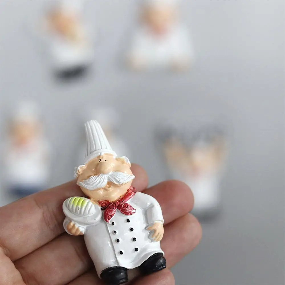 Description Picture 3 of itemCreative Home Magnetic 3D Chef Decorative Message Sticker Board Stickers Fridge Magnets Note Holder