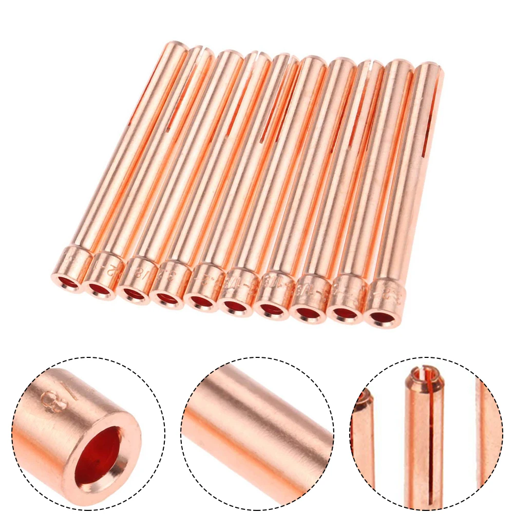 Tungsten Electrode Tig Torch Consumable Chuck Welding Rods For WP17 WP18 WP26 Electrode Chuck Welding Tools welding torch consumables tig welding accessories tig welding torch kit
