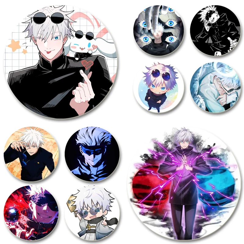 Pin de Satoru Gojo (Jujutsu Kaisen) de 44 mm Sb67753f4dd6b45e58df05461d361812eR