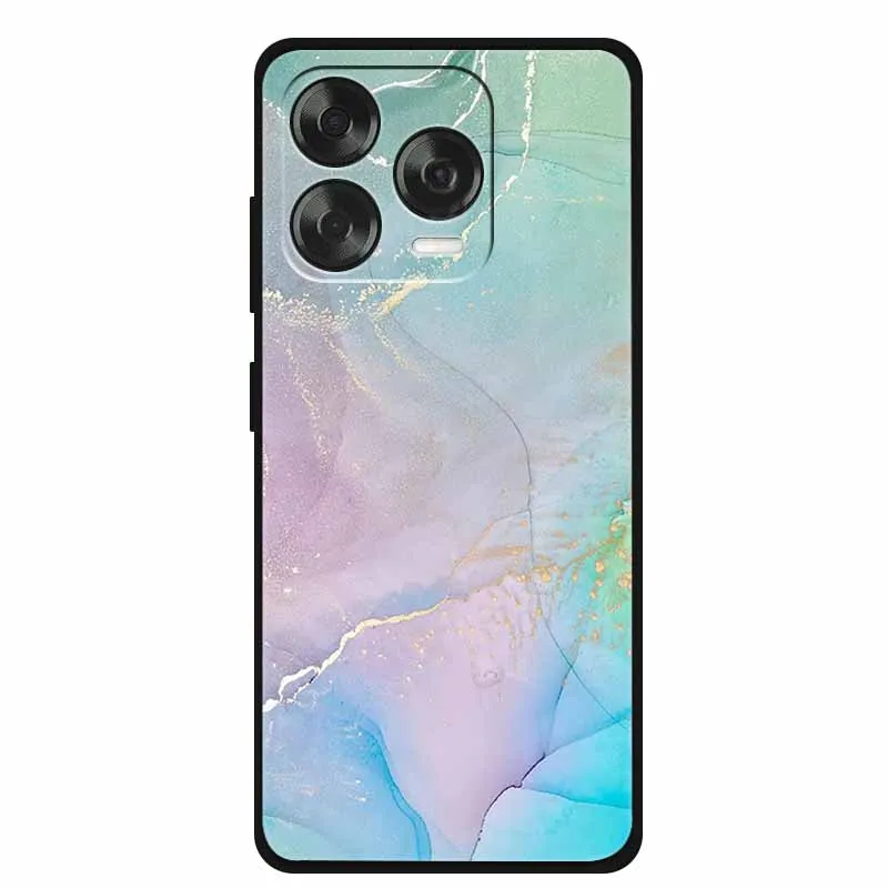 Marble Pattern Soft Silicone TPU Phone Case - Elegant Protective Back Shell Cover