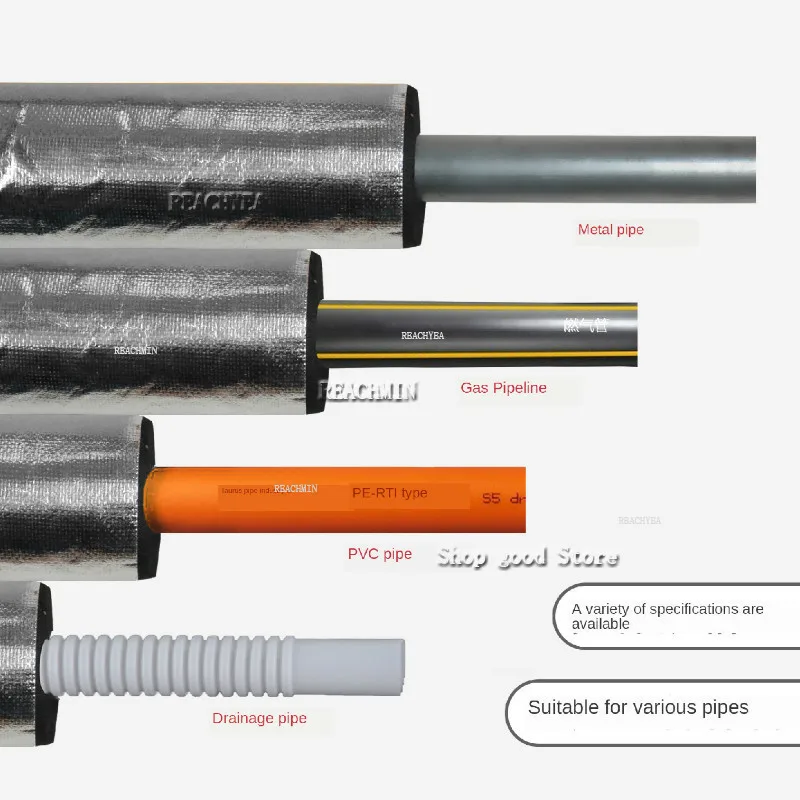 Pipe Insulation Sleeve Rubber Cotton