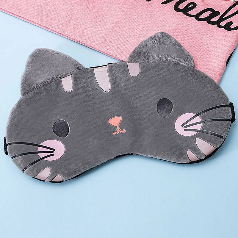new cute cartoon sleep eye mask men and women hot and cold double compress shading eye mask children sleep masks