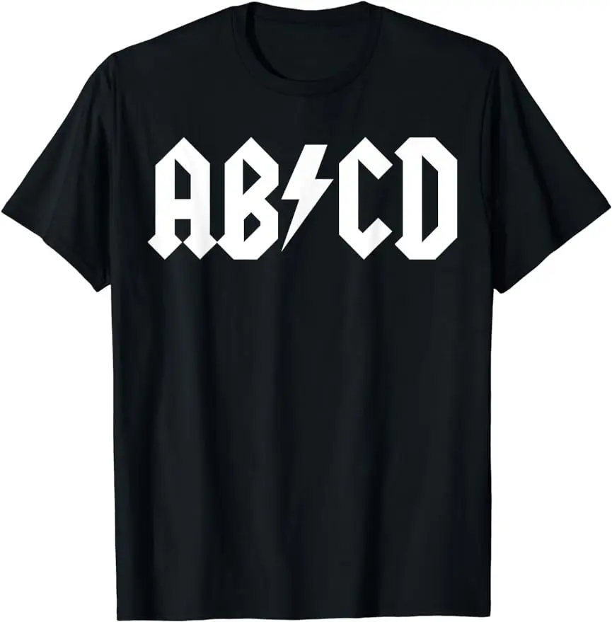 Ragazzi Ragazze Insegnanti Abcd Rock Graphic Back To School T-Shirt