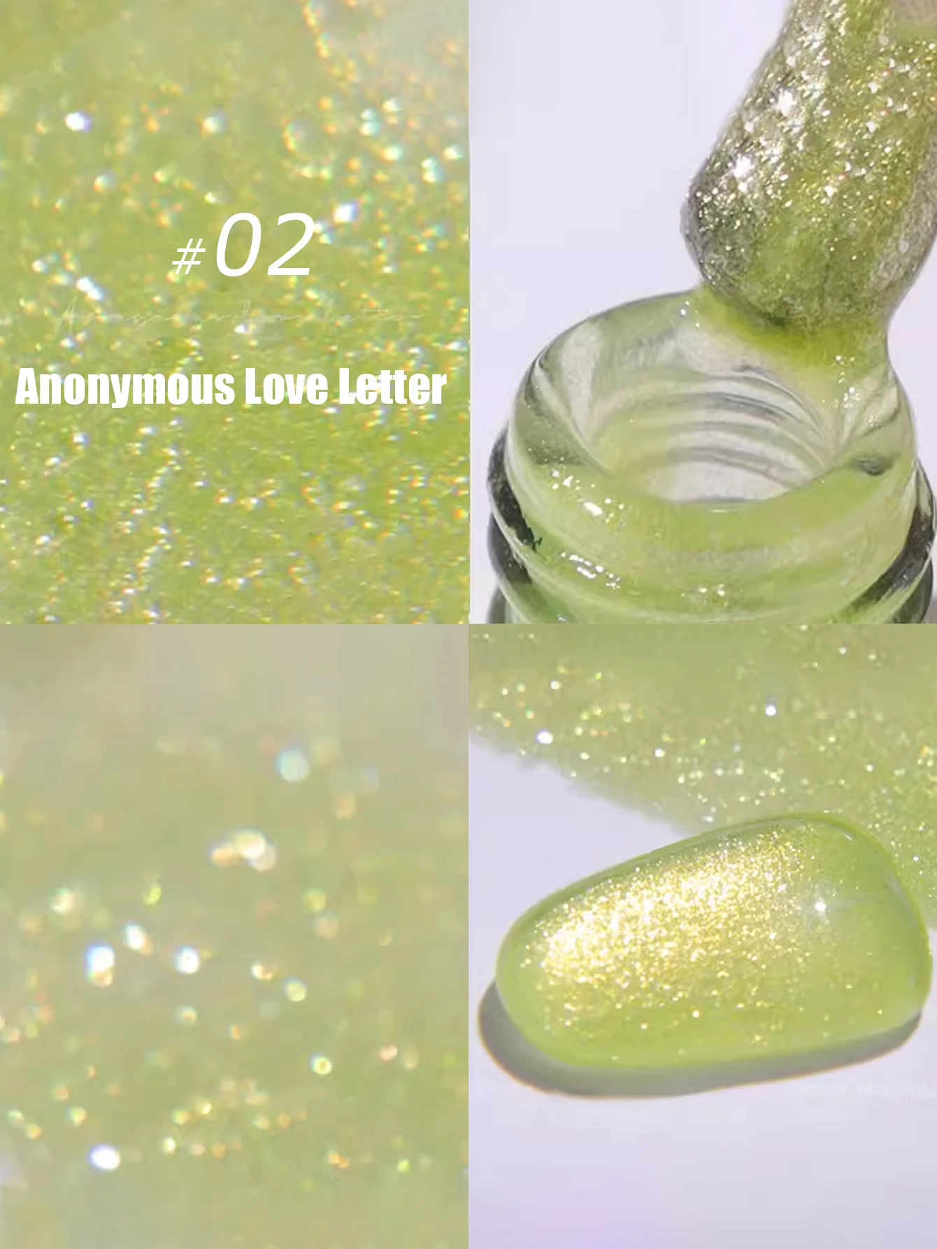 MIANEL 12ml Weißer Pfirsich Oolong 3-Farben-Serie Diamant-Gel-Nagellack Glitzer-Nagellack Gel Rosa Nägel 1-12 Stück – Detail 28