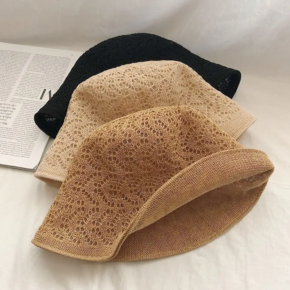 Sun hats sunscreen hats sun hat bucket hats Summer Wide Brim Breathable Bucket Hat Beach Cap Women Girls Outdoor Sunscreen Bucket Foldable Cap