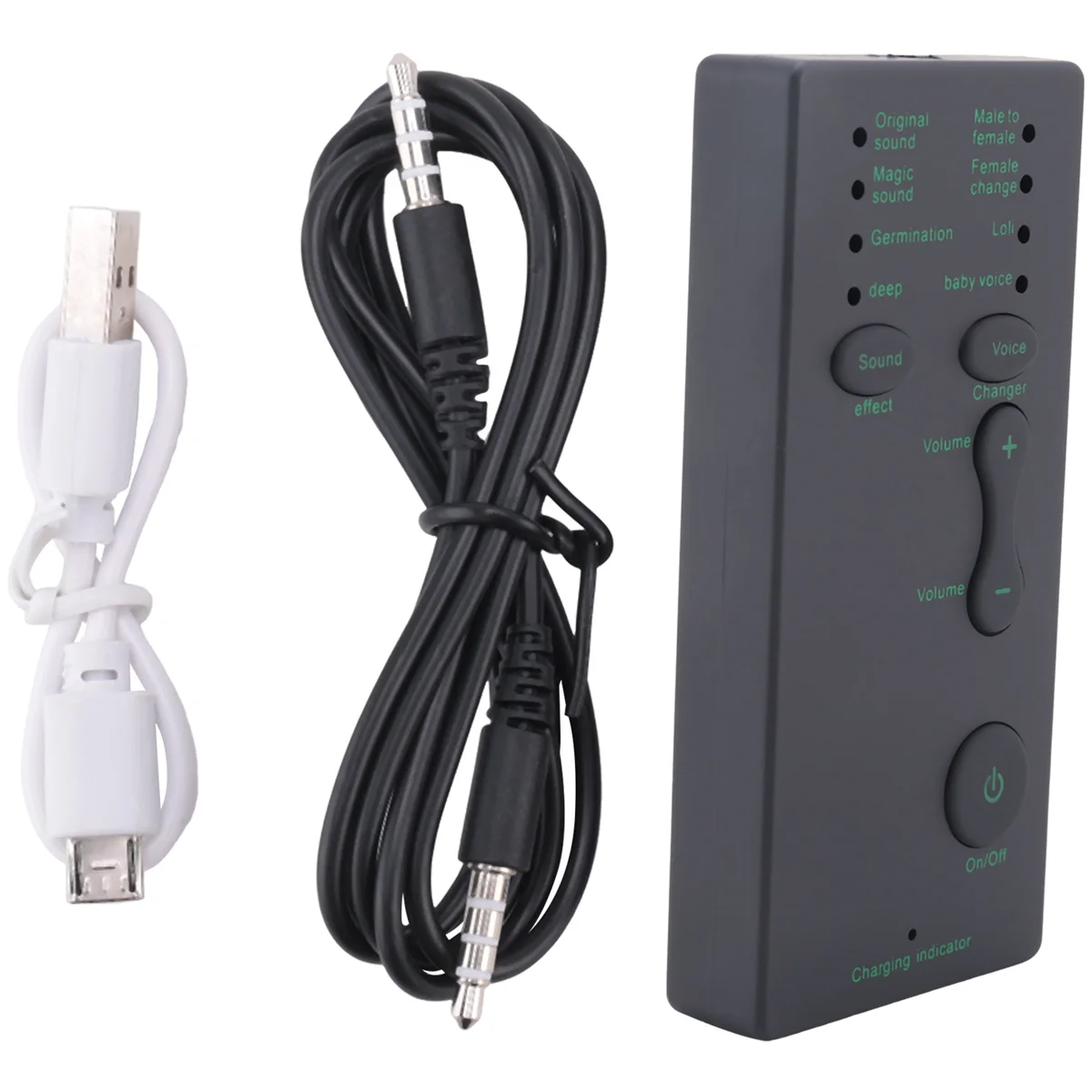 Hot sale Disguiser Phone Microphone Voice Changer Adapter 8 Voice Changeing Modes for MIC Game
