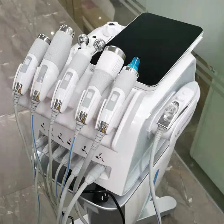 Professional 6 in 1 M6 Hydro Dermabrasion Skin Deep Cleaning Facial Equipment Plasma Micodermabrasion Ayliffe Facial Whiten
