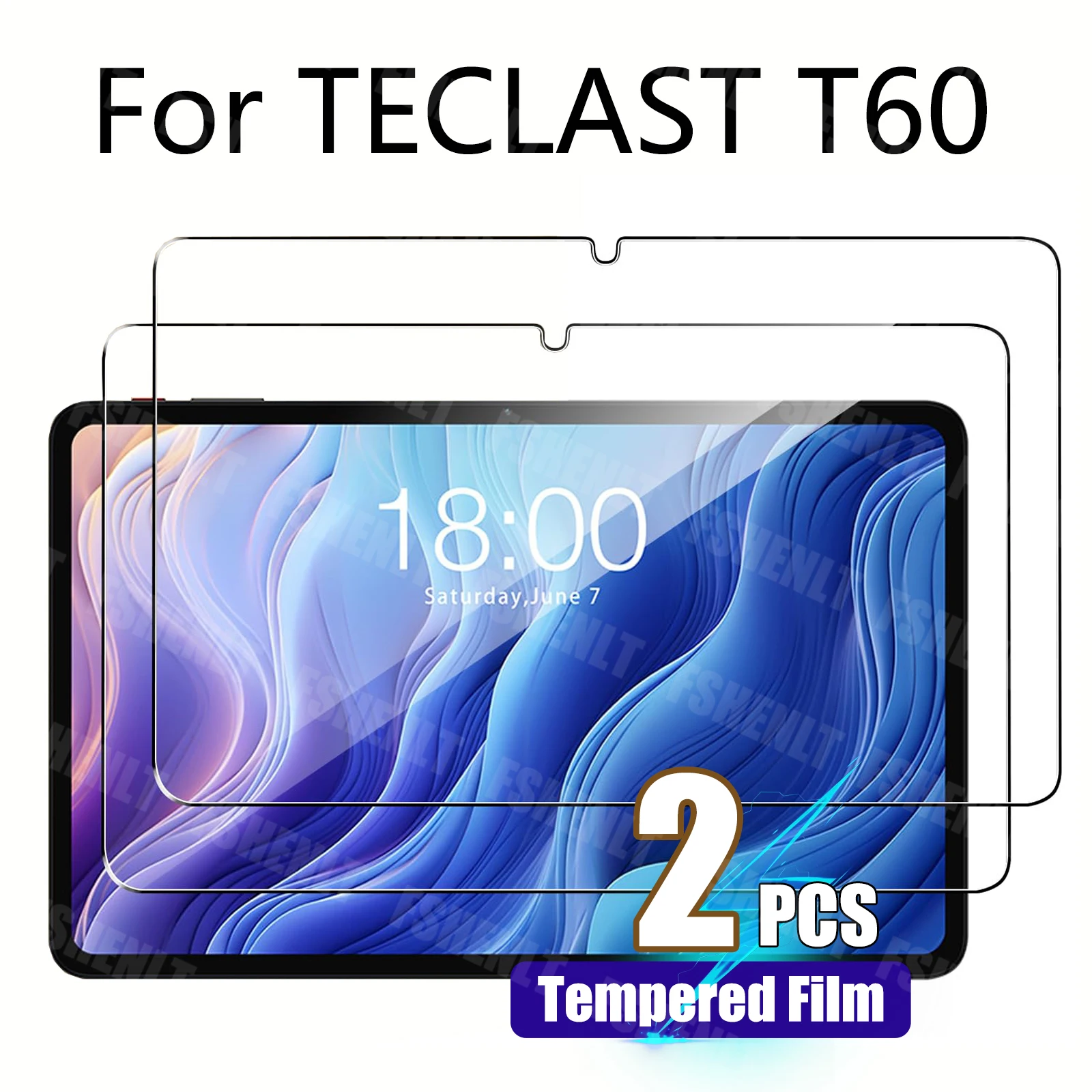 Teclast T60 12 인치 용 태블릿 강화 유리 Teclast T60 12 용 스크래치 방지 HD Anti-Fall 투명 화면 보호기