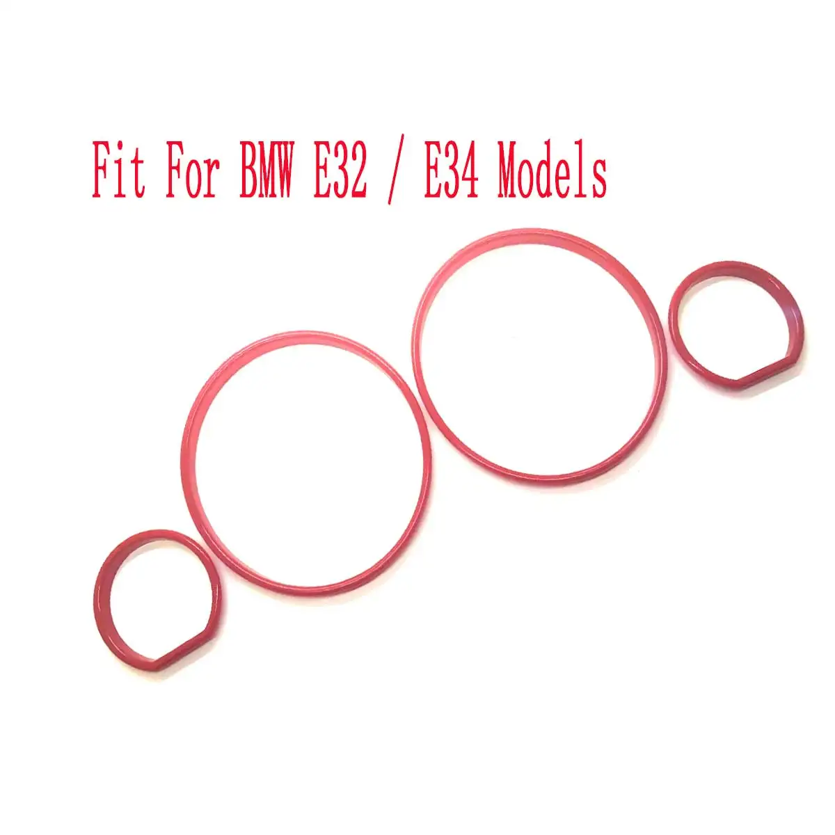대시 보드 게이지 링 세트, BMW E32, E34 용, 3 색 스타일링