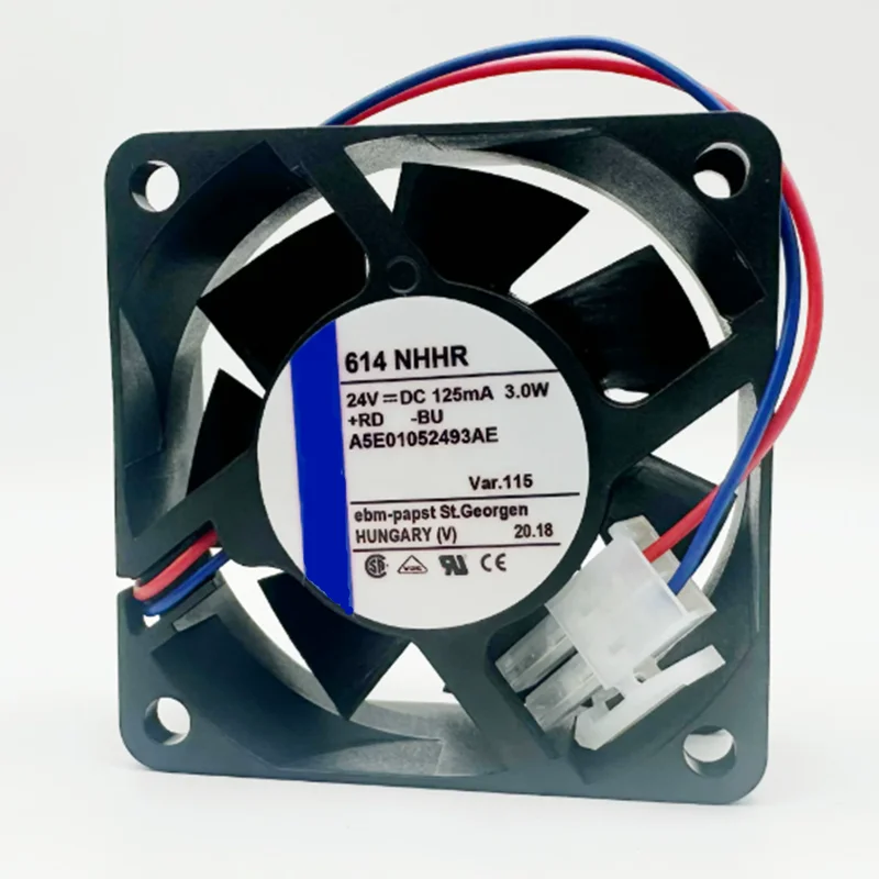 614NHHR A5E01052493AE DC24V3.0W 60*60*25MM 6CM 냉각팬