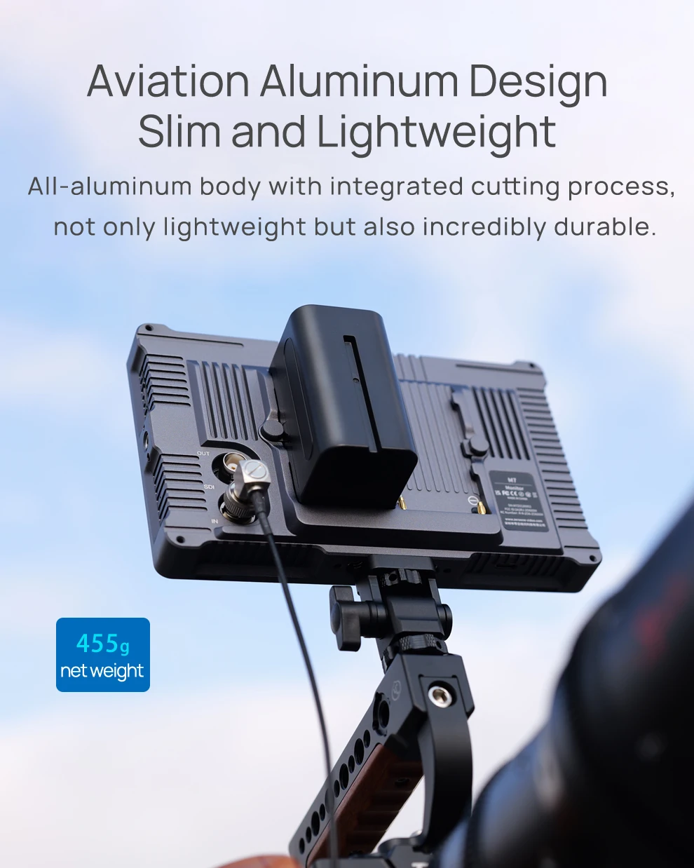 &middot;SHIMBOL M7 DSLR Camera Filed Monitor DCL-P3 Gamut IPS Screen