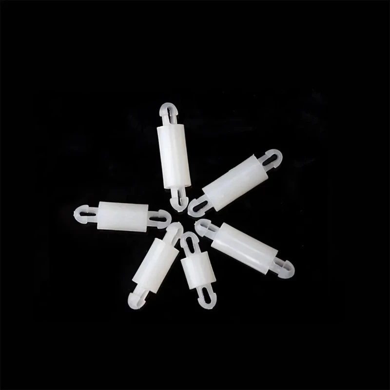 100개 구멍 직경 2/2.5mm 나일론 양면 스탠드오프 플라스틱 스페이서(PCB 보드 절연 기둥용)