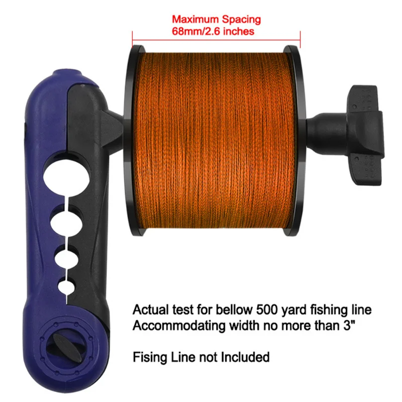 Mini Fishing Line Winder Spooler Machine Portable Adjustable