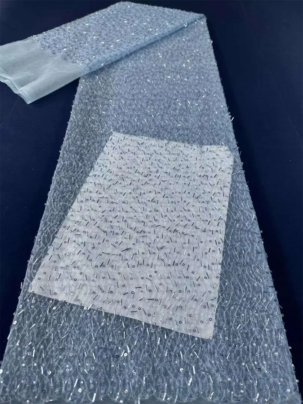 

Luxury French 3D Lace Groom Fabric 2024 High Quality African Nigerian Sequins Lace Lace For Women Wedding Party Dresses Sewing