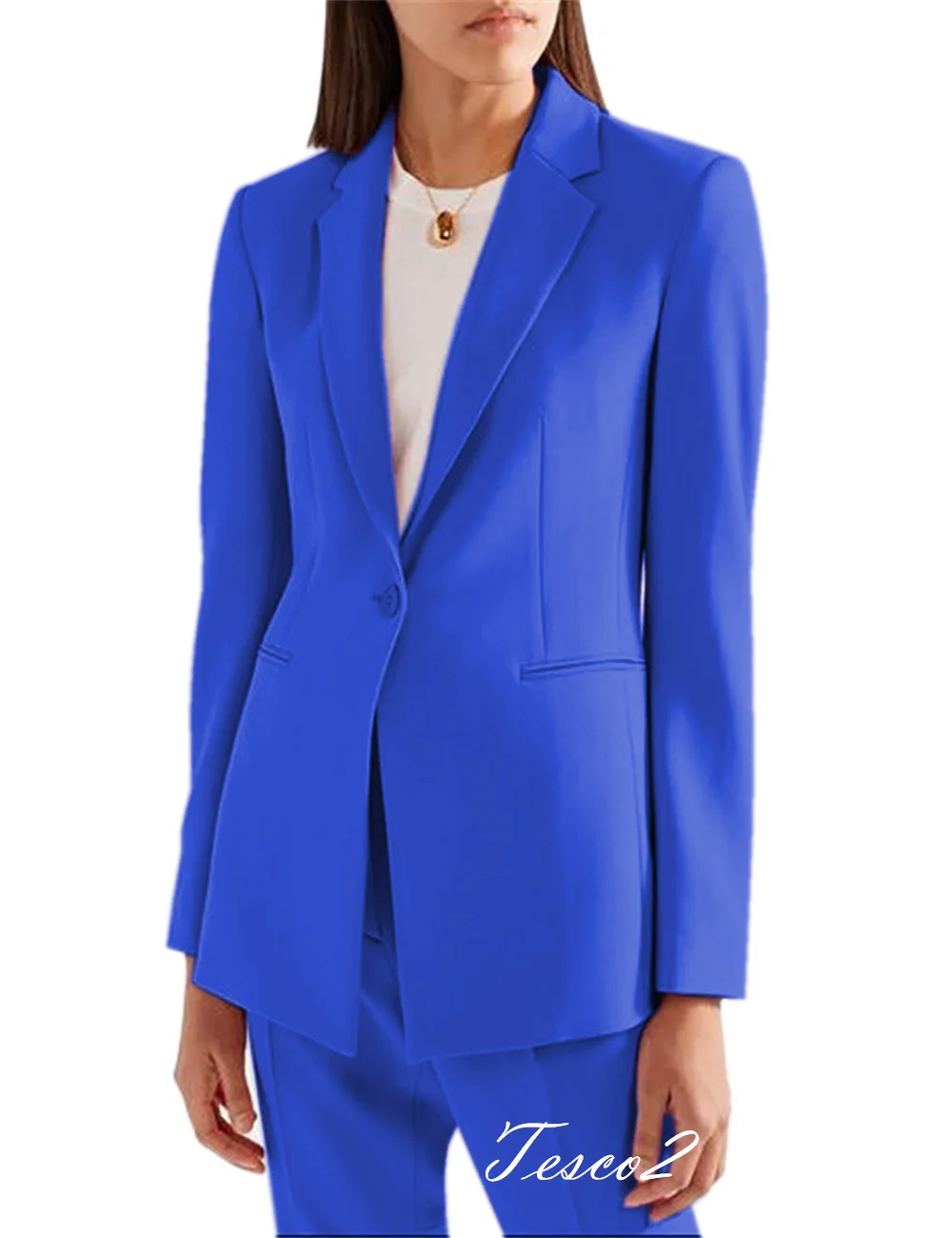 Tesco Women Suit Blazer And Pants Formal Pants Sets For Office Lady Pantsuit Women 2 Piece Elegant Outfits ropa de mujer