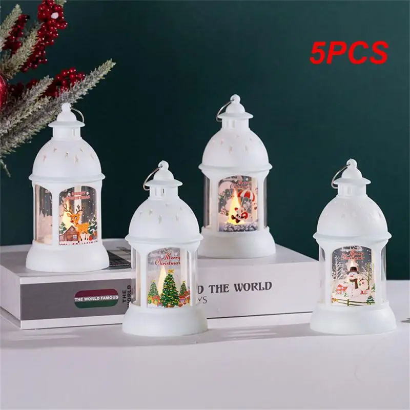 

5PCS Lovely Design Christmas Crafts Charming Nightlight Charming Children's Christmas Tree Pendant Lovely Christmas Gifts