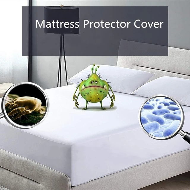 Protège-matelas imperméable lavable en machine, housse anti-acariens, drap  de lit respirant, 160x200, 30cm, 200x200 cm, 30cm - AliExpress