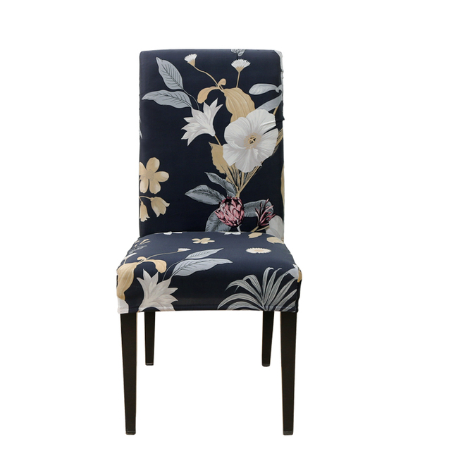 Chair Covers for Dining Room Printed Stretchable Dining Chair Slipcover Washable Removable for Kitchen Hotel,Restaurant