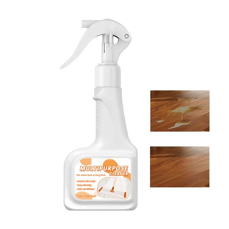 

100ml Floor Cleaning Spray Brightening Cleaner For Tiles Marble Ceramic Wooden Furniture Floors Refreshing Taste Floor Cleaning