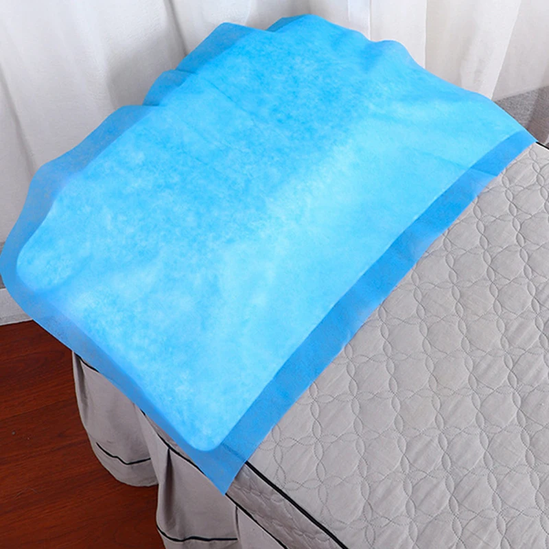 100pcs Disposable Beauty Salon Sheets Non-woven Massage Bedside Pillow Thicken Single Lying Towel Hotels SPA Towel Pad