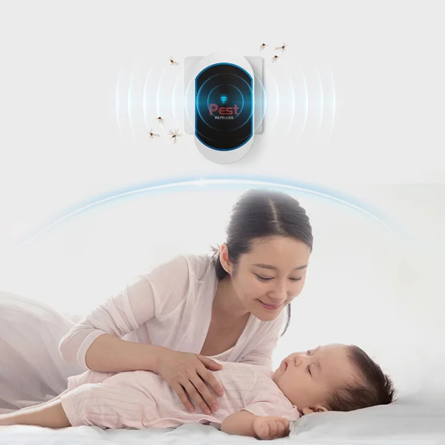 Ultrasonic Pest Repeller Plug-in Insect Repeller Multifunctional Rat Mosquito Repellent Pest Control Device for Bat Mosquito 2