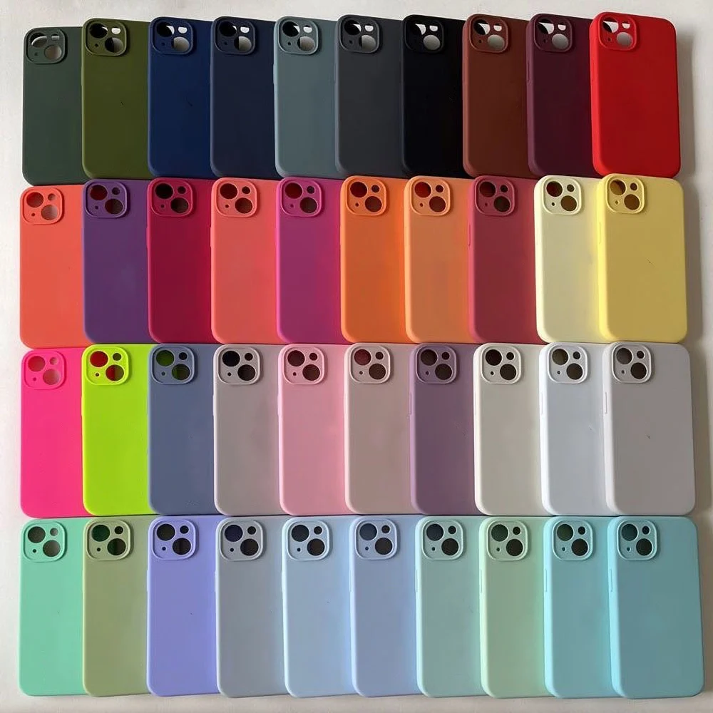Liquid Silicone Camera Lens Protection Phone Case – Premium Shockproof Cover