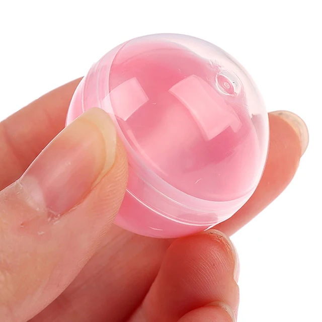 50PCS Mini 32MM Clear Transparency Plastic Capsule Toy Surprise Ball Tiny Container Making Things Model Toy Party Favor In Stock 4