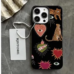 Luminous Graffiti Love Shockproof Phone Case for iPhone 7 Or8 (Black - SMTWQ041410)