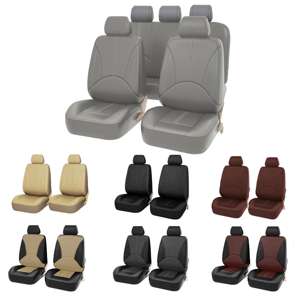 

2/5Seats PU Leather Car Seat Covers For For MINI ONE COOPER Paceman Clubman Countryman Automobile Seat Cushion Protection Cover