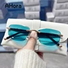 Ahora Alloy Frameless Women&Men Sun Reading Glasses Blocking Blue Light Sunglasses Spectacles Reading Glasses 0+1.0+1.5+2.0+2.5 1