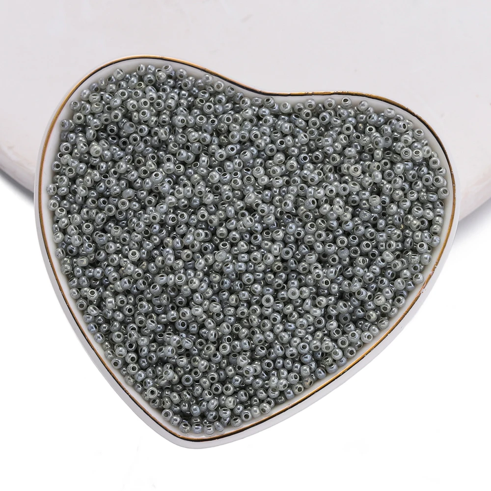 Vibrant 2mm Glass Seed Beads for DIY Jewelry and Crafting - 1000pcs Collection