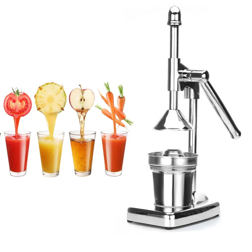 

Manual Juice Squeezer Stainless Steel Hand Press Juicer Heavy Duty Citrus Press For Lemon Orange Pomegranate Lime Squeezer