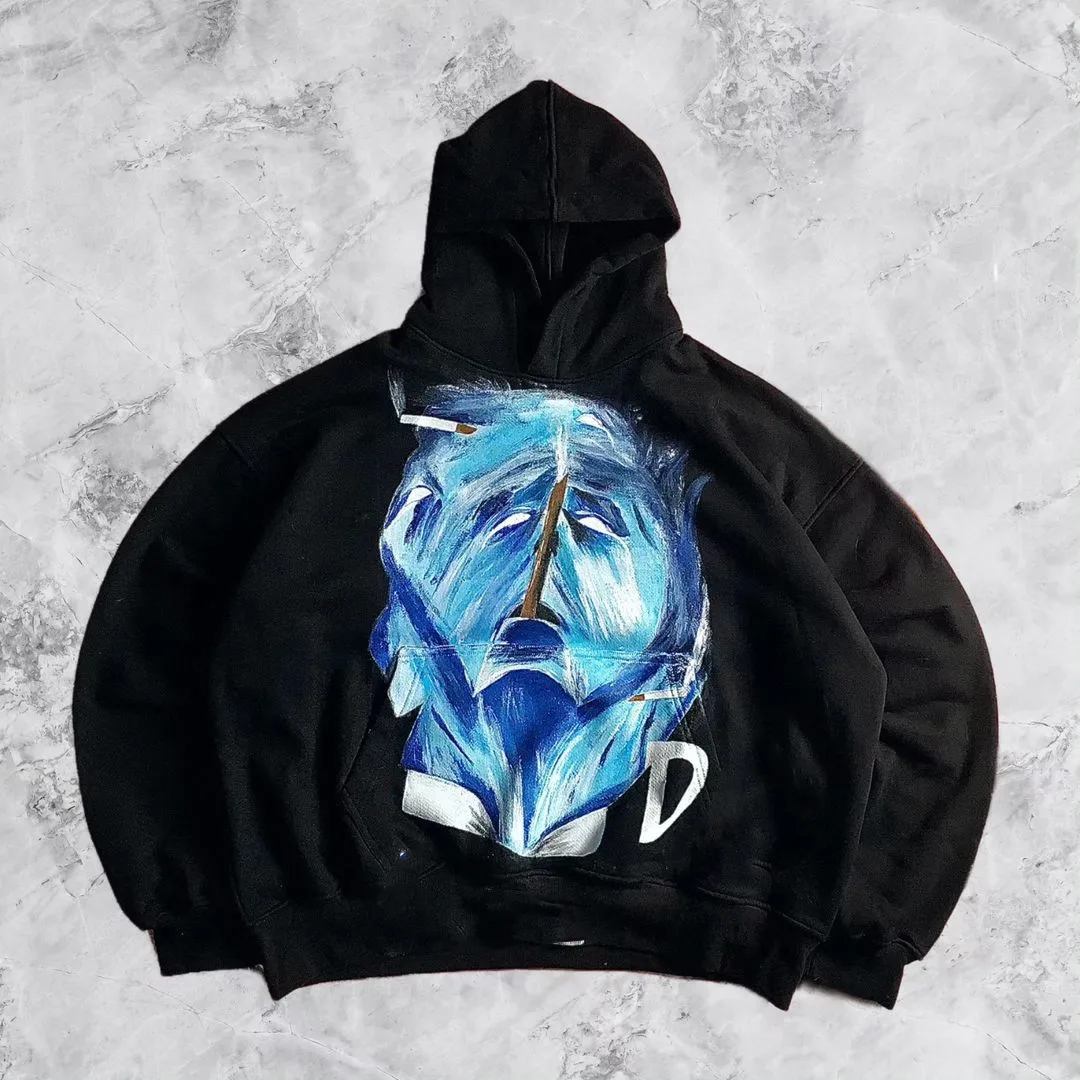 

Модная толстовка с капюшоном и молнией, толстовка большого размера в стиле панк, Харадзюку, хип-хоп, модная куртка с длинным рукавом, Y2k одежда