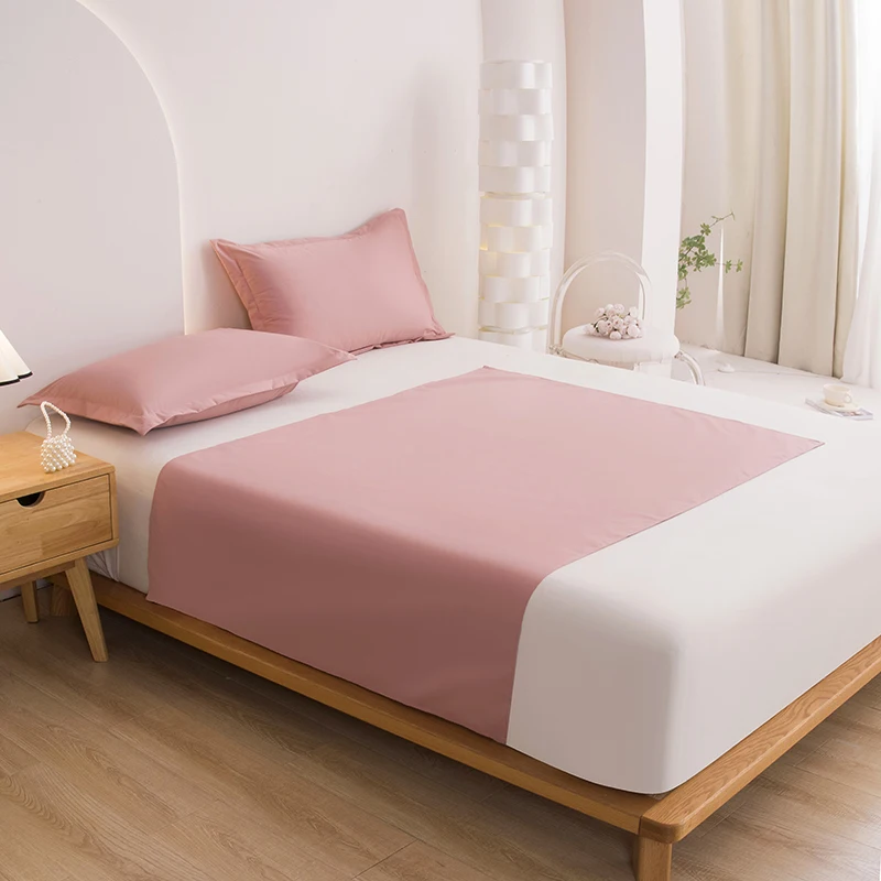 Waterproof Flat Bed Sheets for Double Bed Single/Queen/King Reactive Top Sheets for Bed Sabanas Cama Baby/Elderly/Pregnant Women 2