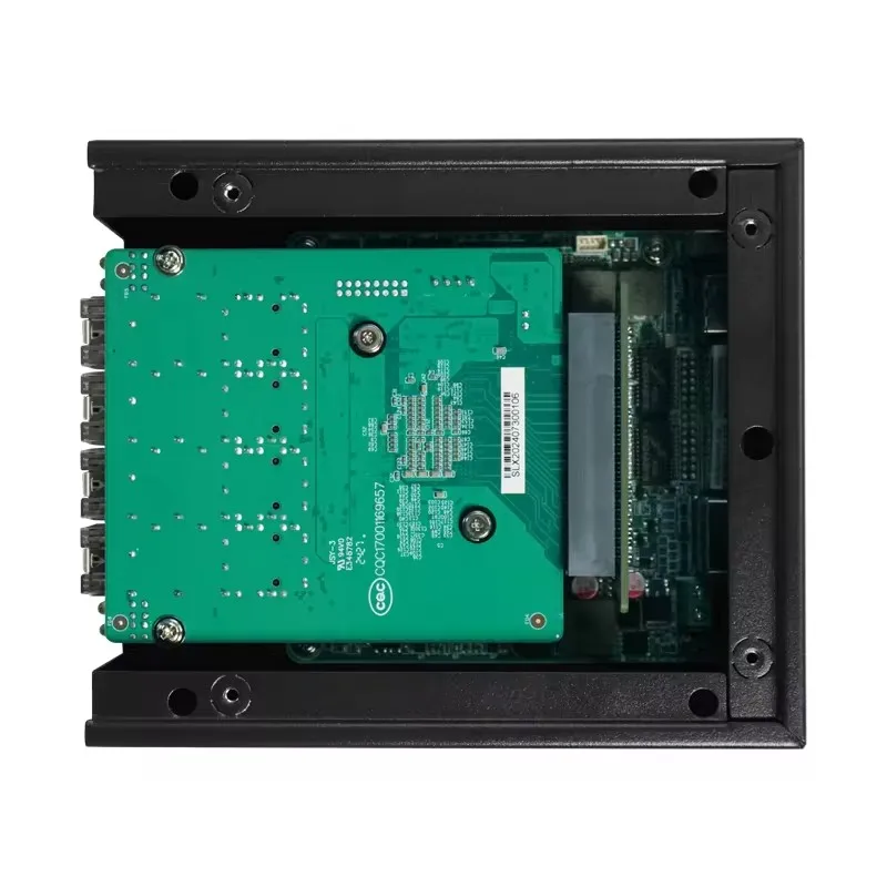 New Topton Solid Firewall Mini Computer 4x or 2x10G SFP+ Intel N100 2xi226-V 2.5G DDR5 Home Server Industrial PC Proxmox ESXi 6