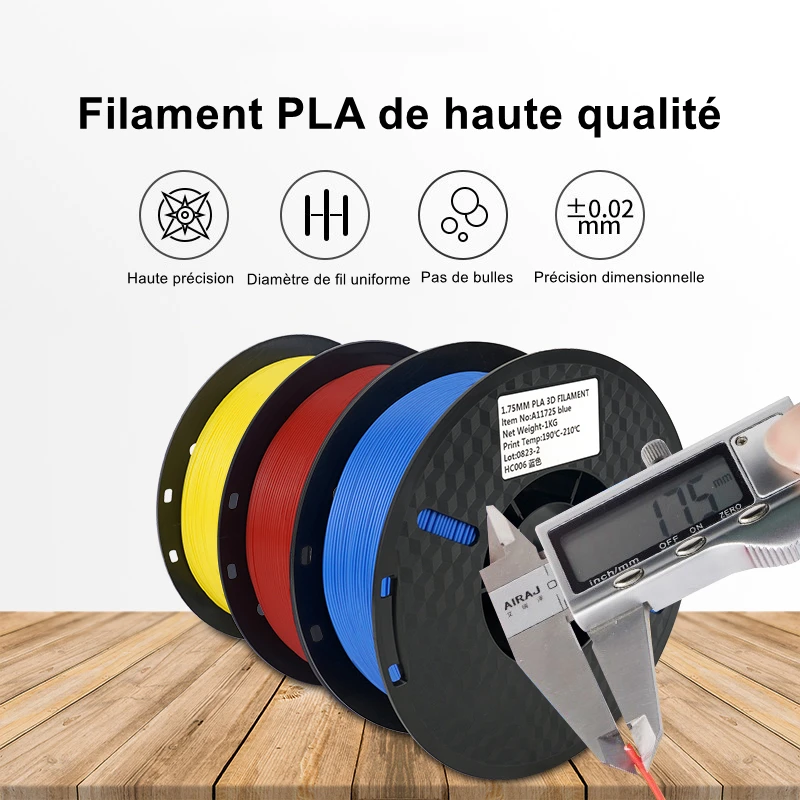 Kee Pang-Imprimante 3D, 1kg, 1.75mm, filament PLA PETG, fecartériel, haute  qualité, impression 3D, consommables