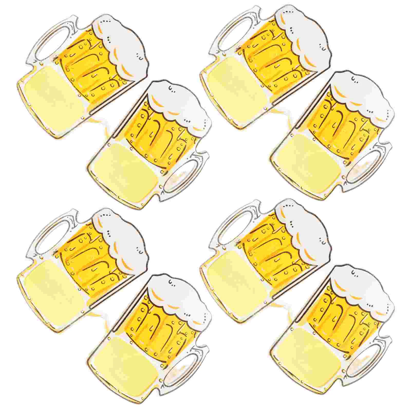 

4 Pcs Glasses Party Eyeglasses Beer Mug Shaped Carnival Cup Spectacles Funny for Festival