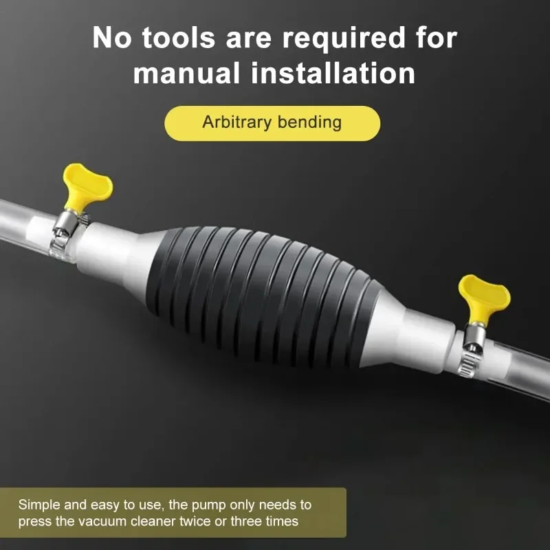 Car Fuel Pump Kit Cut Pipe Manual Suction Pipe Pumping Durable For Liquid Petrol Tuning Fuel Diesel Pump Transfer Oil Easy Tools