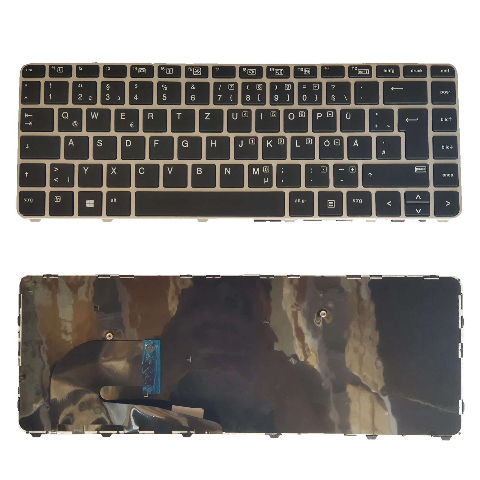 Tastiera Gr Per Hp Elitebook 840 G3 840 G4 745 G3 G4 836308-001 Cornice Argento