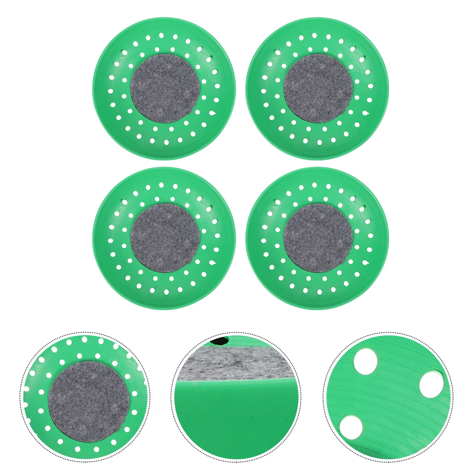 

4pcs Bird Egg Breeding Plastic Nest Pigeon Nest Bowl Mat Pet Bird Supplies