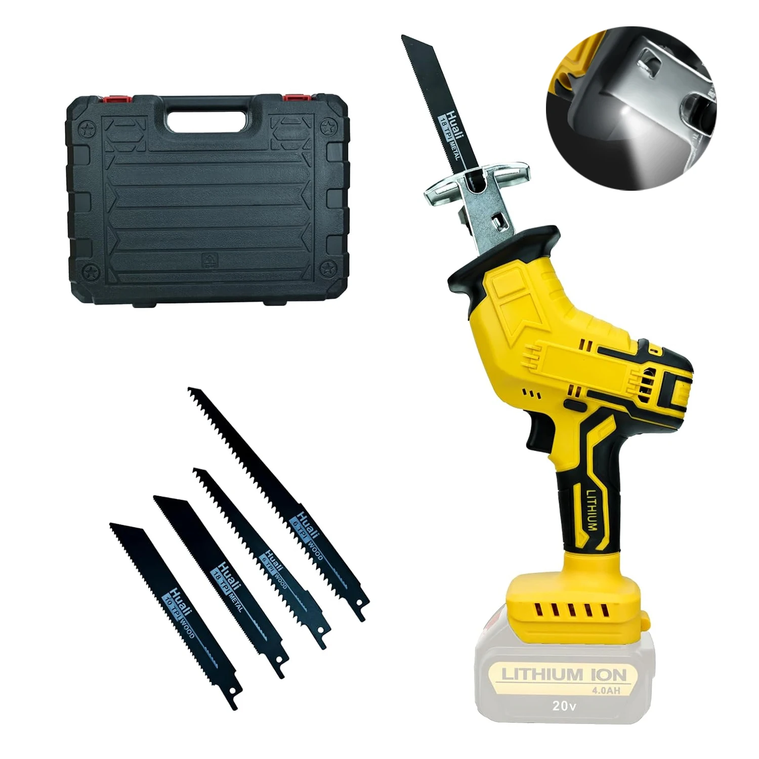 Sega A Sciabola Alternativa Elettrica Cordless Con Luce A Led Per Utensile Elettrico Da Taglio In Acciaio E Plastica A Batteria Dewalt 18V