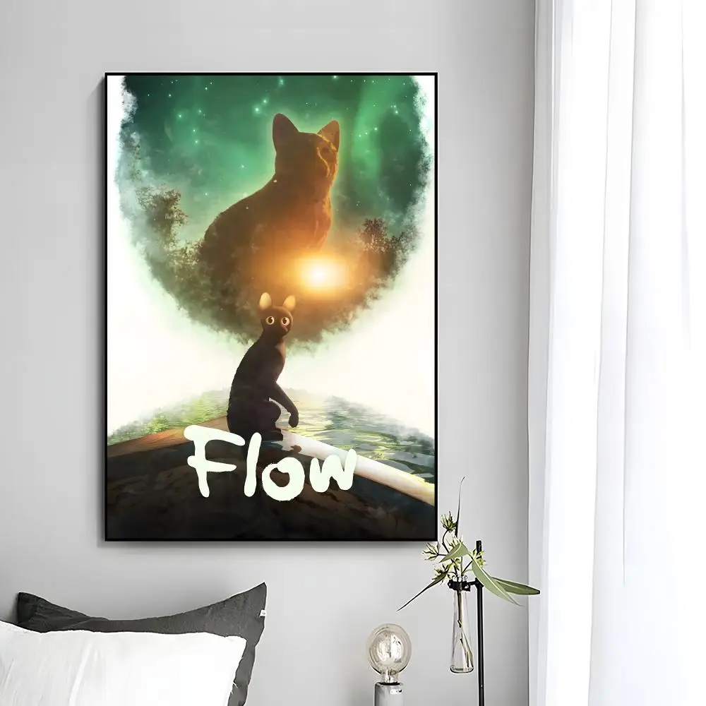 Flow Poster Wall Art Print - Decorative Mural & Home Decor Gift (Unframed)